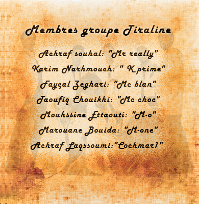 membres groupe tiraline